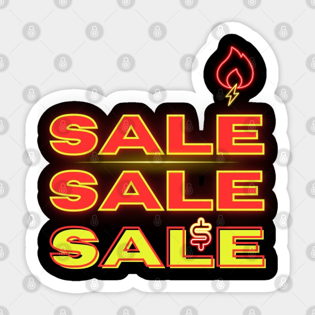 Sale Sticker by Curou Prints